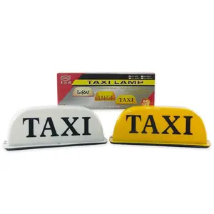 タクシーライト12V5W車LED磁気タクシーサインルーフトップライト超高輝度自動車タクシーランプ