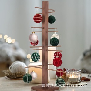 Étagère de présentation d'ornements en bois à plusieurs niveaux, 7 étages, pour la décoration de Noël - Product Image 2