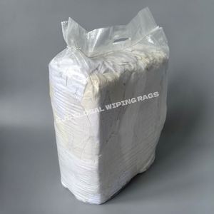 Trapos de Algodón Blanco para Limpiar Aceite y Agua, 1KG, 5KG, 10KG, 25KG, 100KG, Trapos de Lana Blanca Reciclada para Limpieza - Product Image 1