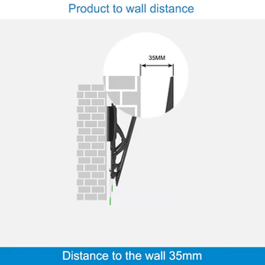 Cấu hình thấp thép khung <span class=keywords><strong>TV</strong></span> VESA 600*400 mét Wall Mount Lift nghiêng Chiều cao có thể điều chỉnh đứng cho cố định <span class=keywords><strong>TV</strong></span> <span class=keywords><strong>LCD</strong></span> OLED màn hình - Product Image 5