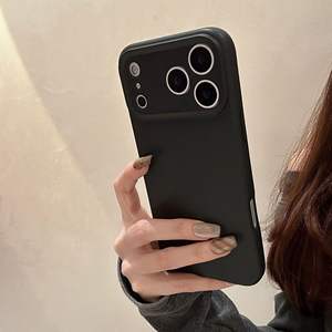 Coque de téléphone en silicone liquide pour iPhone 17, protection intégrale avec découpe précise, résistante aux chutes, couleur unie, compatible iPhone 16 - Product Image 4