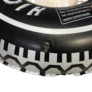 Bouée de natation gonflable noire pour adulte, conception à parois épaisses, pour la natation et les sports aquatiques - Product Image 4