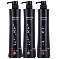 Crème lissante pour cheveux à la kératine professionnelle OEM Relaxant capillaire Traitement à la kératine pour salon