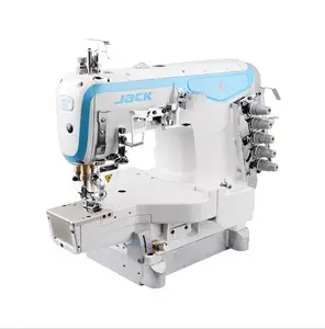 Brand New Chinese Supplier Jack K4-D Energy-Saving Barrel Type Interlock Sewing Machine Sewing Jeans Clothing Car Price