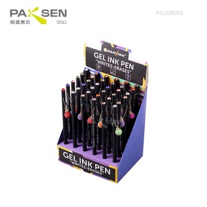 Custom Store Paper Display Cardboard Pen Display Stand Pos Corrugated Counter Pen Holder Display <b>Box</b> - Product Image 2