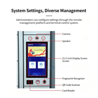 Armoire intelligente RFID à reconnaissance faciale et par carte pour dossiers et preuves, armoire de gestion des articles et équipements institutionnels