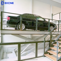 Plateforme élévatrice à ciseaux hydraulique électrique robuste pour showroom 4S, capacité de charge 2000-10000 kg, conception personnalisée pour exposition automobile, facile à utiliser