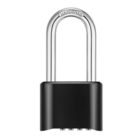 CH-610L extérieur robuste 50mm en alliage de zinc solide serrure inférieure réglable longue manille 4 chiffres armoire de verrouillage à combinaison