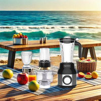 Happy Partner Mélangeur alimentaire électrique polyvalent Presse-agrumes Mélangeur Smoothies Cuisine de fabrication chinoise Ménage Hôtel Utilisation Plastique
