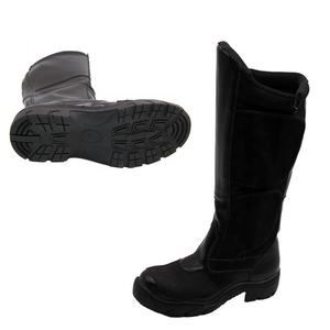 รองเท้าบูตหนังสีดำของผู้ชาย,รองเท้าบูตหนังสีดำดีไซน์ไฮเอนด์จากโรงงานประเทศจีน - Product Image 6