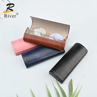 Vente en gros Advantage RHC908 Etui à lunettes personnalisé Etui à lunettes en cuir Etui à lunettes en PU avec logo personnalisé