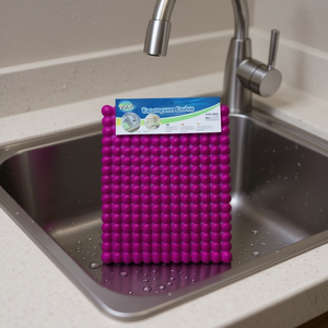Mnj Anti Slip Mat Kitchen Sink Pad 12Pcs Purple Non Slip Protection For Sink - Product Image 2