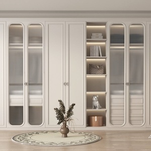 Meubles de maison de luxe haut de gamme au design moderne, armoire de chambre à coucher personnalisable avec plusieurs espaces de rangement - Product Image 6