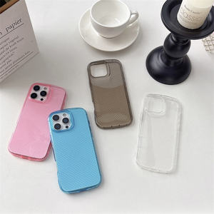 Nueva funda de jabón ovalada transpirable de refrigeración para <span class=keywords><strong>iPhone</strong></span> 16 17 15 14 Plus 13 12 <span class=keywords><strong>11</strong></span> Pro Max cubierta transparente de disipación de calor a prueba de golpes - Product Image 3