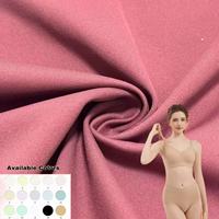 Muestra Gratuita de Tela Elástica de Nylon y Spandex, Tejida y Cepillada por un Lado, para Ropa Interior Femenina, Lencería, Ropa Deportiva y Leggings de Yoga