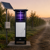 Lampe de surveillance des parasites agricoles solaire IoT YONGAGRI, piège d'observation des insectes PLC avec caméra HD et positionnement GNSS multimode