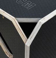 SMARTFIT Box Pliometrico in Legno Antiscivolo 3 in 1 per Allenamento di Forza