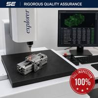 Módulo de Actuador Lineal de Alta Precisión Mecanizado por CNC para Robots Humanoides y Litografía de Semiconductores - Tolerancia de ±0.01mm