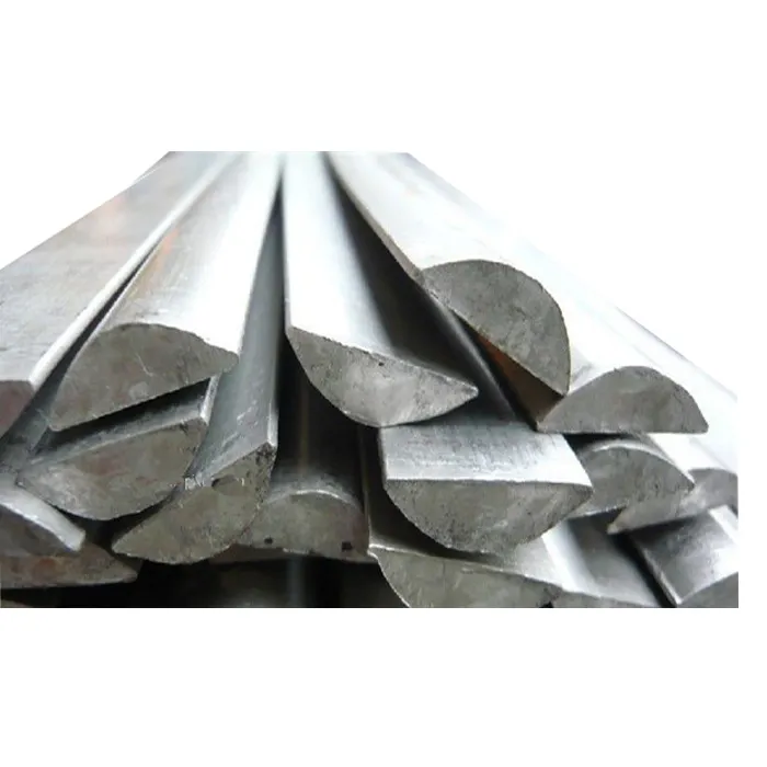 310s Bright surface stainless steel half round bar for shaft