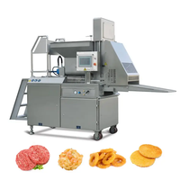 Machine automatique de formage de galettes de bœuf, de poisson, de pommes de terre, de hamburgers, de nuggets de poulet, ligne de production