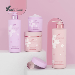 Emballage de soins de la peau de luxe YTI, pot en PP à double paroi de 250 g et 450 g pour cosmétiques, beurre corporel, masque capillaire, lotion corporelle avec couvercle à vis - Product Image 2