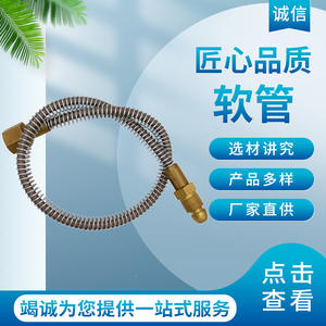 Venta Directa de Fábrica, Manguera de Alta Presión de Acero Inoxidable Resistente a Altas Temperaturas, Piezas Roscadas para Equipos de Generación de Gas - Product Image 5