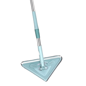 Fabriek Groothandel Microfiber Stofzwabber Huishoudelijke Reiniging Lange Steel Roterende Driehoek Dweil Reinigingsvloer - Product Image 3