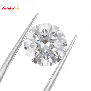 เพชรเพาะเลี้ยงในห้องปฏิบัติการ 5 กะรัต แบบ CVD/HPHT รับรองโดย IGI ทรงกลมเจียระไนแบบบริลเลียนท์ สำหรับทำเครื่องประดับ ขายส่ง - Product Image 1