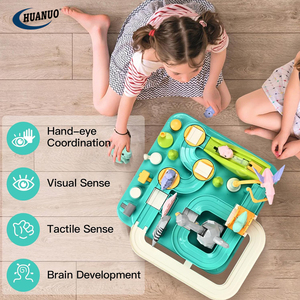 Juego de rescate de dinosaurios, juguetes educativos preescolares, rompecabezas, coche de riel, pistas de carreras, coche, vehículo de aventura, coche de juguete, pista de juguete - Product Image 2