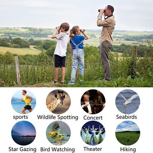 Binoculares de Bolsillo Compactos 12X25 para Adultos y Niños, Mini Binoculares para Observación de Aves, Conciertos, Teatro, <span class=keywords><strong>Ópera</strong></span> - Product Image 5
