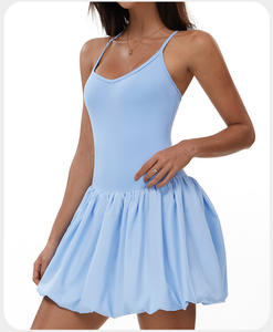 Ruiquwin Groothandel 2025 Populaire Sportkleding Voor Dames Sexy, Rugloze Yoga Fitnessjurken Met Tennisjurken - Product Image 4