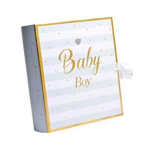 Custom Gold Hot Stamping logo Cardboard Advent Calendar Drawer Style <strong>Baby</strong> Trinket Packaging <strong>Keepsake</strong> Magnetic <strong>Box</strong> - Product Image 2