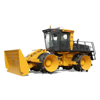 Compactor de suelo marca China Shantui de 26ton, Compactor para el manejo de basura, SR26MR-3