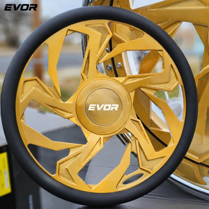 Rines EVOR Personalizados de 24, 26, 28 y 30 Pulgadas, Estilo <span class=keywords><strong>Trapstar</strong></span>, Borde Profundo, 6x139.7, 5x120.7, para Classic Caprice, GMC Yukon, Suburban, Ruedas Forjadas - Product Image 5