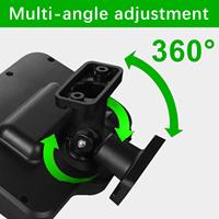 Lámpara Solar Retro de Pared para Exteriores, IP65 Impermeable, LED, Lámpara de Jardín con Sensor de Movimiento Ajustable 360°, Aplique de Seguridad para Patio y Camino