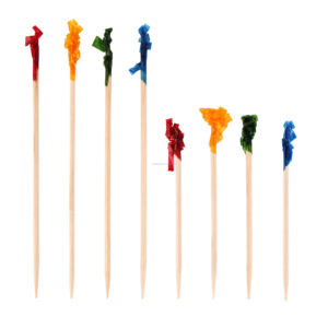 Pics à volants en cellophane et pics à cocktail parasol - Product Image 4