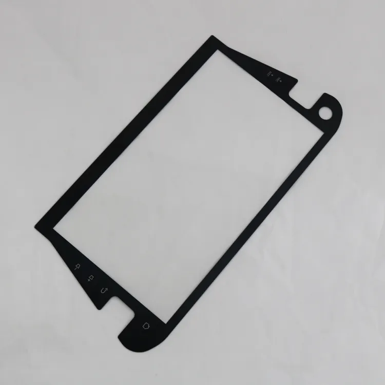 Customize toughened silk printed ar coating transparent glass LCD touch screen display