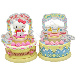Jouets en boîte mystère sur le thème du gâteau d'anniversaire, style pastel, avec figurines Kitty & Cinnamoroll, ensemble de desserts, cadeaux pour fans et capsules Gashapon - Product Image 4