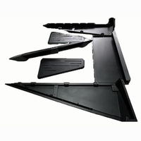 Couverture rigide pour benne de pick-up Ford Ranger, en aluminium, pliable, avec tente de toit, combo camping tout-terrain