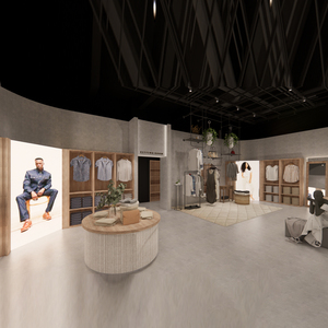 Bán lẻ kệ trưng bày đứng quần áo móc áo cho cửa hàng quần áo hiển thị giá quần áo cửa hàng hiển thị giá tùy chỉnh các nhà sản xuất - Product Image 3