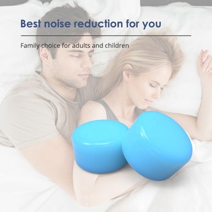 Earplug silikon lembut pas untuk telinga 27 DB perlindungan pendengaran Noise Cancelling dapat digunakan kembali untuk tidur perjalanan berenang - Product Image 5