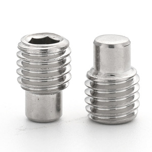 Top Manufacturer Factory Price DIN915 Stainless Steel Hex Socket <strong>Set</strong> <strong>Screw</strong> With Dog Point - Product Image 1