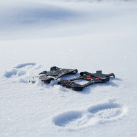 Crampons en acier pour l'alpinisme, équipement de traction pour la randonnée hivernale