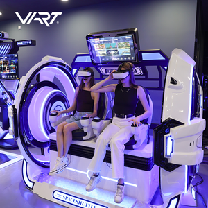 Machine commerciale de jeu de simulateur de cinéma/théâtre de <span class=keywords><strong>réalité</strong></span> <span class=keywords><strong>virtuelle</strong></span> de chaise d'oeufs de doubles sièges de 9D VR avec le <span class=keywords><strong>casque</strong></span> de VR - Product Image 5