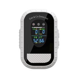 Détecteur d'alarme numérique 4 en 1 pour gaz naturel, propane et monoxyde de carbone avec thermomètre et hygromètre - Product Image 1