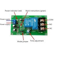 Taidacent — Module de relais de synchronisation 12V, 30a, minuterie On/Off, contrôle industriel, lien de retard haute courant, 1 pièce