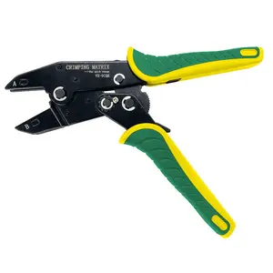 Terminals Crimping Tools VK-03BC 20-10AWG 0.5-6mm2 Green Color Automotive Plier Ratcheting Wire Crimper