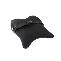 Coussin de soutien lombaire ergonomique en mousse à mémoire de forme, design orthopédique en U, 100 % polyester, personnalisable, avec housse en maille 3D promotionnelle pour voiture