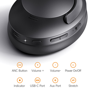 05 New Arrival Over-Ear <b>Wireless</b> Noise Canceling Gaming With Detachable <b>Microphone</b> and LED Indicator 3.5mm Gaming Headphone - Product Image 3