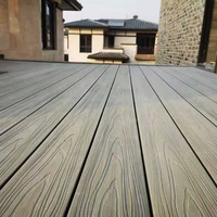 Terrasse en composite bois-plastique (WPC) de haute qualité, antidérapante, imperméable, anti-termites, pour extérieur, garantie 15 ans, surface 3D
